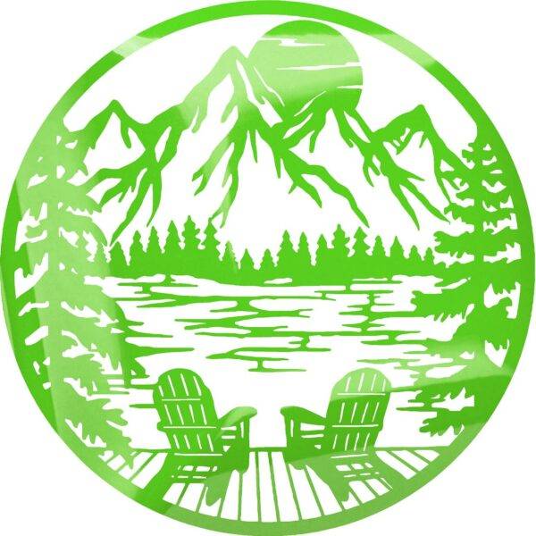 ADIRONDACK CHAIR GLOSS GREEN